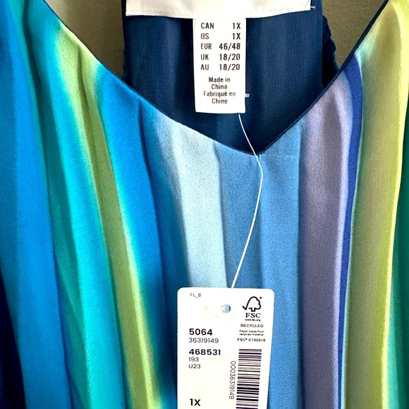 Responsible, Sleeveless Pleated Dress - Addition Elle / 1X - Picture 6 of 9